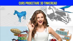 Curs proiectare 3D Tinkercad pentru copii